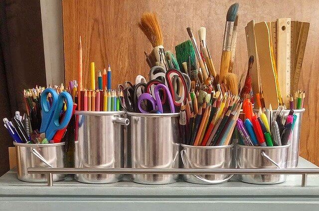 how-to-organize-art-supplies-thehomesinfo